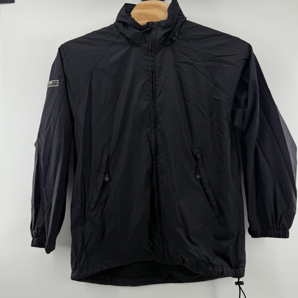 IZOD PFX PerformX Outerwear Hooded Jacket Packable Back Pocket Gorpcore Normcore